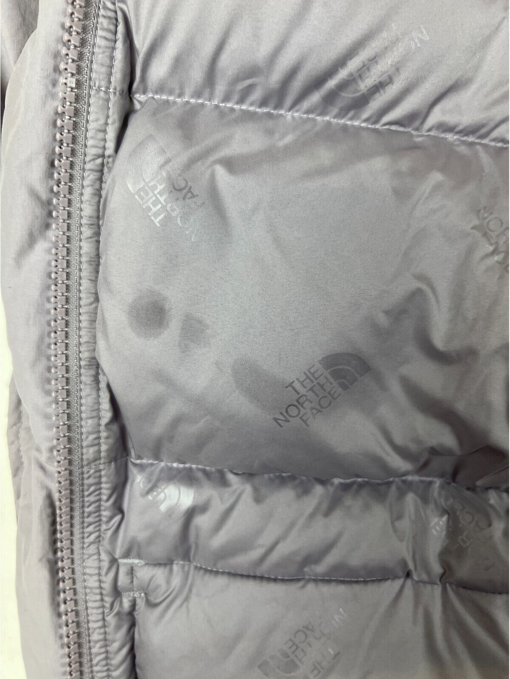 The North Face Womens XS Grey Down Parka Long Winter Puffer Jacket 600 - Picture 9 of 16